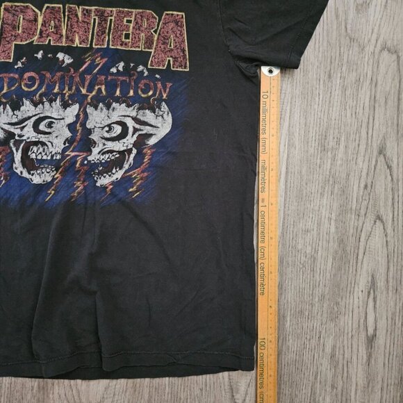Pantera Domination Band T-Shirt Black Graphic Metal Tee – Unisex Medium - Picture 4 of 8